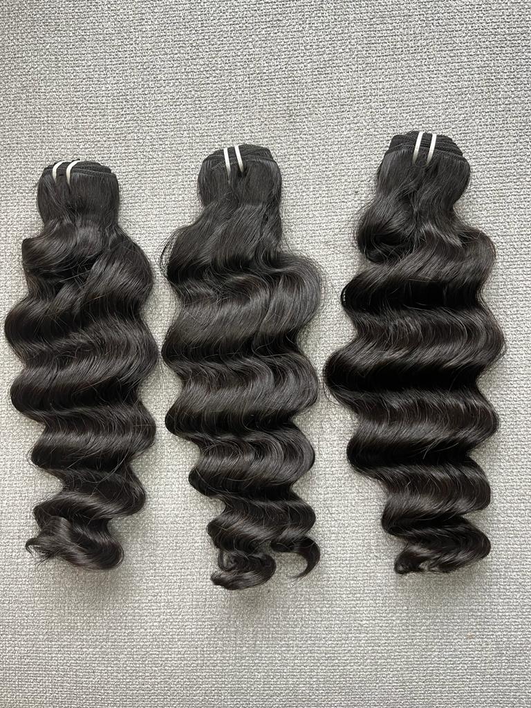 weft wavy hair extensions