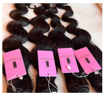 Machine weft hair